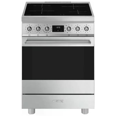 SMEG C6IMXM2 Cucina elettrica con piano a induzione, inox