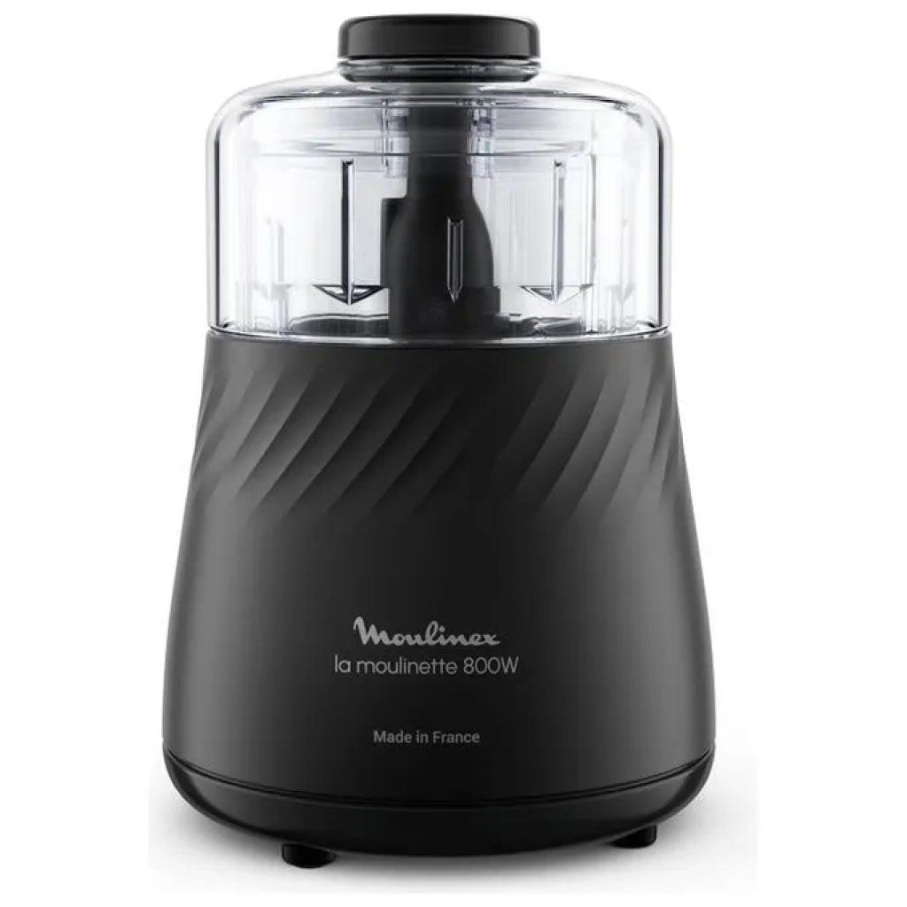 Moulinex La Moulinette Intuition DP710810 Tritatutto 4 in 1, 800 W, 500 ml, Nero