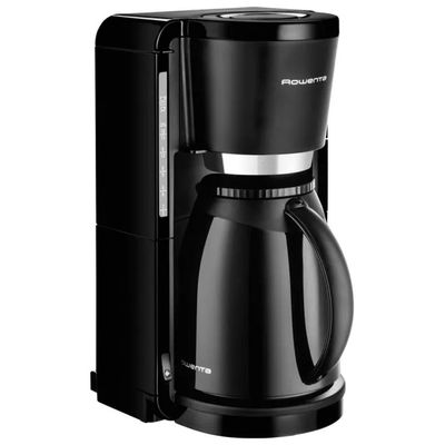 Rowenta Adagio CT3808 Macchina da Caffè a Filtro 850 W, 1,25 L, 12 Tazze, Caraffa Termica, Nero