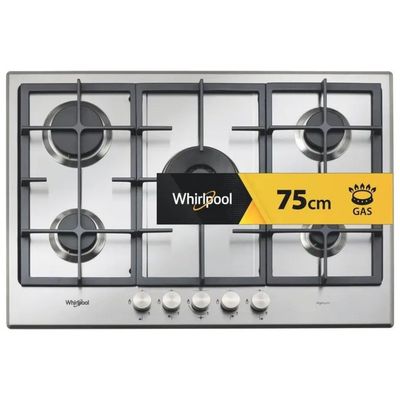 Whirlpool GMR 7522/IXL Piano Cottura a Gas 73 cm, 5 Fuochi Whirlpool GMR 7522/IXL Piano Cottura a Gas 73 cm, 5 Fuochi