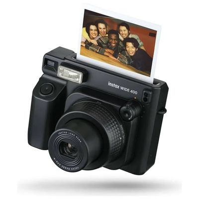Fujifilm Instax Wide 400 Fotocamera Istantanea Analogica Nera Fujifilm Instax Wide 400 Fotocamera Istantanea Analogica Nera