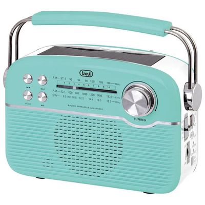 Trevi RA 7F50 BT Radio Portatile Solare Bluetooth Verde Trevi RA 7F50 BT Radio Portatile Solare Bluetooth Verde