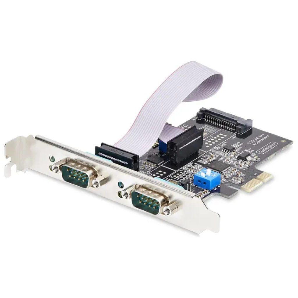 StarTech.com Scheda Seriale PCIe a 2 Porte RS232/RS422/RS485