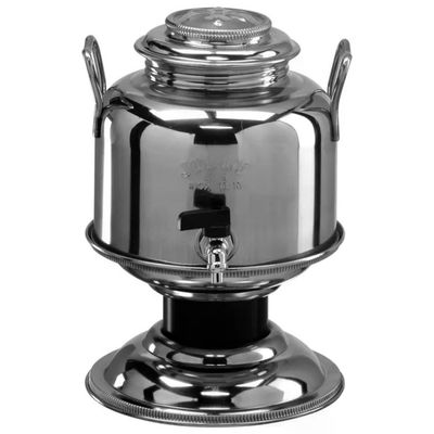 GENERICO Maffei Fusto per Olio in Acciaio Inox 5 L con Rubinetto e Supporto