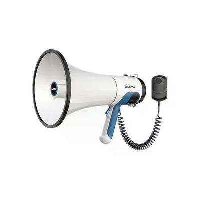Karma Megafono Ricaricabile 40 W Bianco e Blu Karma Megafono Ricaricabile 40 W Bianco e Blu