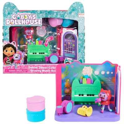 SPIN MASTER Gabby's Dollhouse – Playset Groovy Music Room con DJ Catnip
