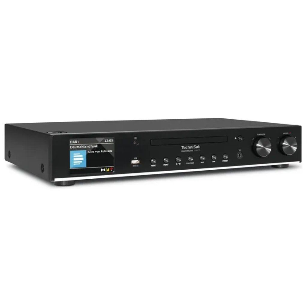 TechniSat DIGITRADIO 143 CD V3 – Sintonizzatore HiFi Nero TechniSat DIGITRADIO 143 CD V3 – Sintonizzatore HiFi Nero
