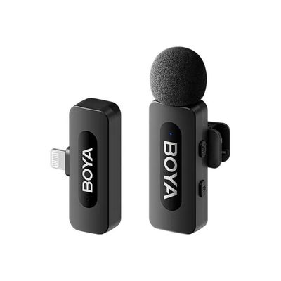 BOYA BY-V1 V2.0 Microfono Wireless 2,4 GHz Nero