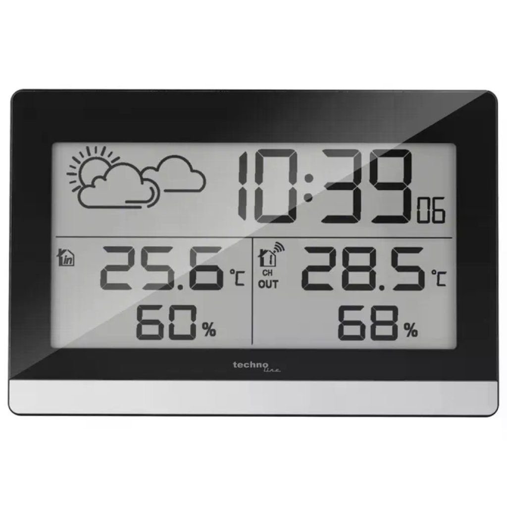 Technoline WS 9255 Stazione Meteo con Orologio, Termometro e Igrometro