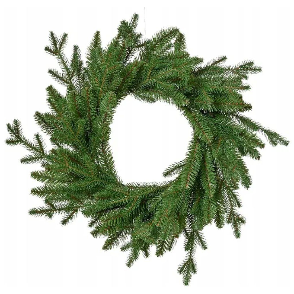 Kaemingk Wienec Greenhill – Ghirlanda natalizia verde 50 cm