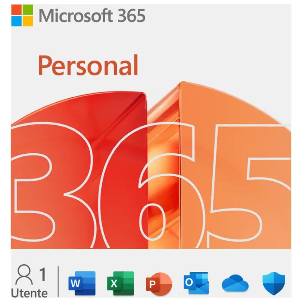 Microsoft 365 Personal – Abbonamento annuale per 1 utente