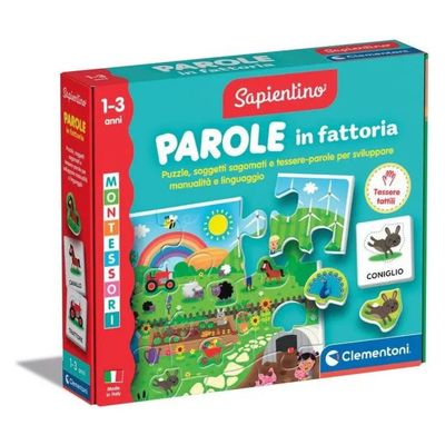 Clementoni Sapientino Baby Montessori – Parole in Fattoria Clementoni Sapientino Baby Montessori – Parole in Fattoria