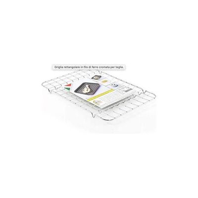 FILTEX Griglia Rettangolare Cromata per Forno FILTEX 38 x 26 cm FILTEX Griglia Rettangolare Cromata per Forno FILTEX 38 x 26 cm