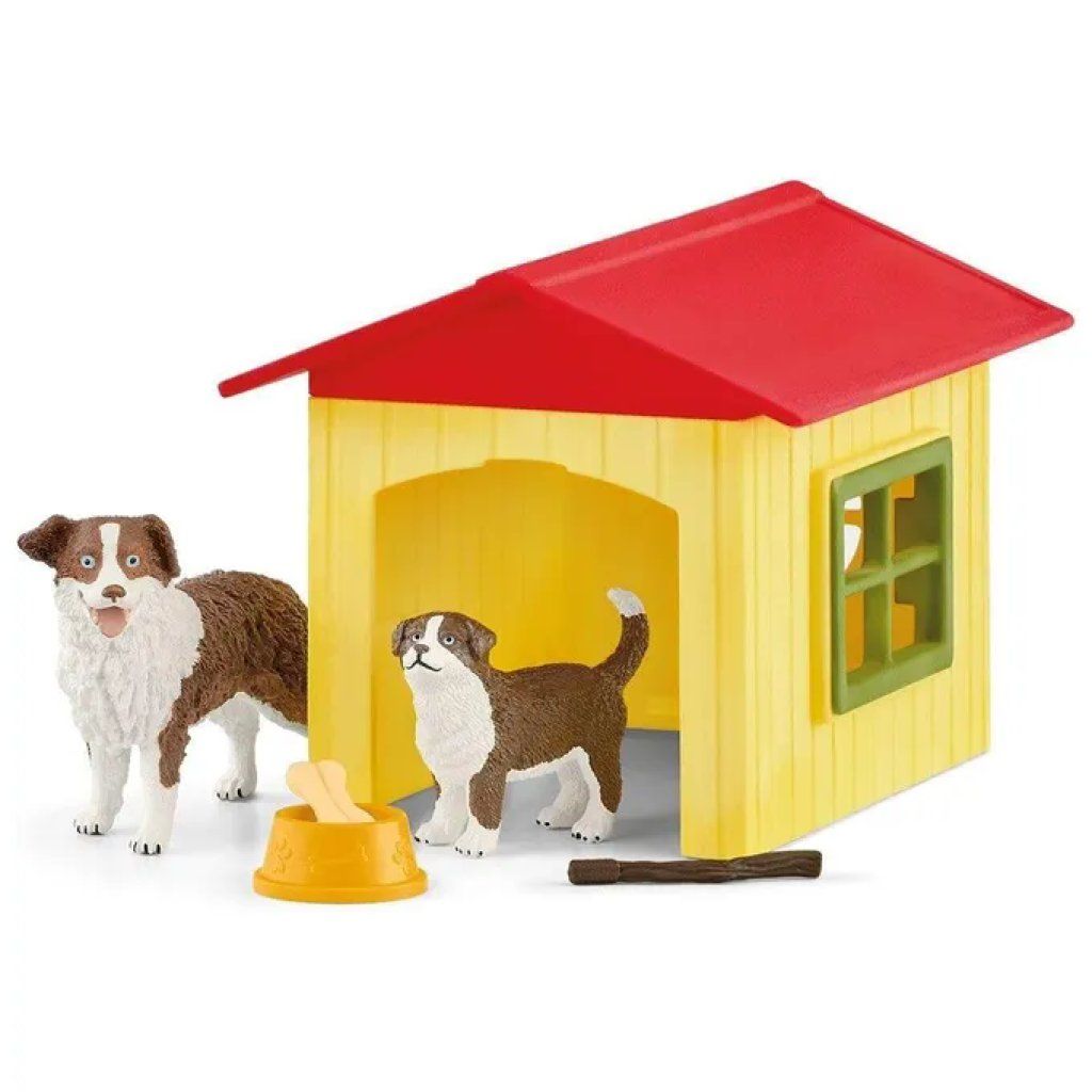 Schleich Farm World – Cuccia del Cane con Figure e Accessori