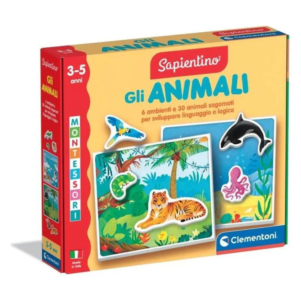 Clementoni Sapientino Baby Montessori – Gli Animali