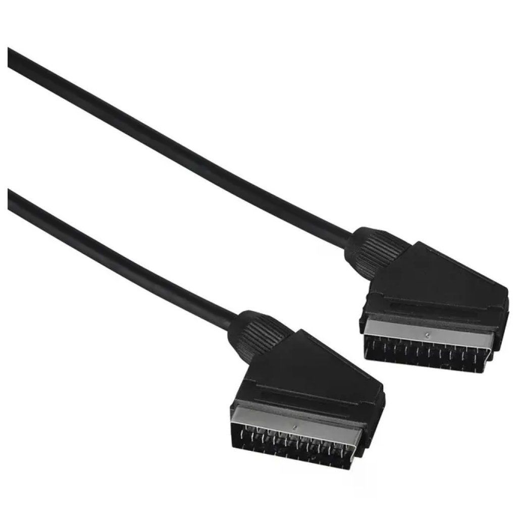 Hama Cavo SCART maschio-maschio 21 poli, 1,5 m, nero
