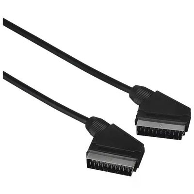 Hama Cavo SCART maschio-maschio 21 poli, 1,5 m, nero Hama Cavo SCART maschio-maschio 21 poli, 1,5 m, nero