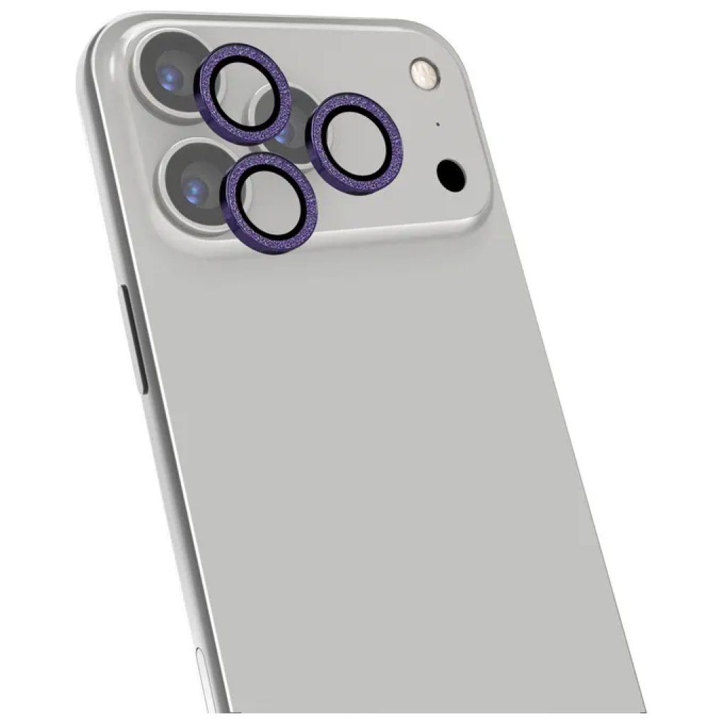 Celly Protezione Obiettivi Fotocamera iPhone 17 Pro Max Viola – 3 Pezzi