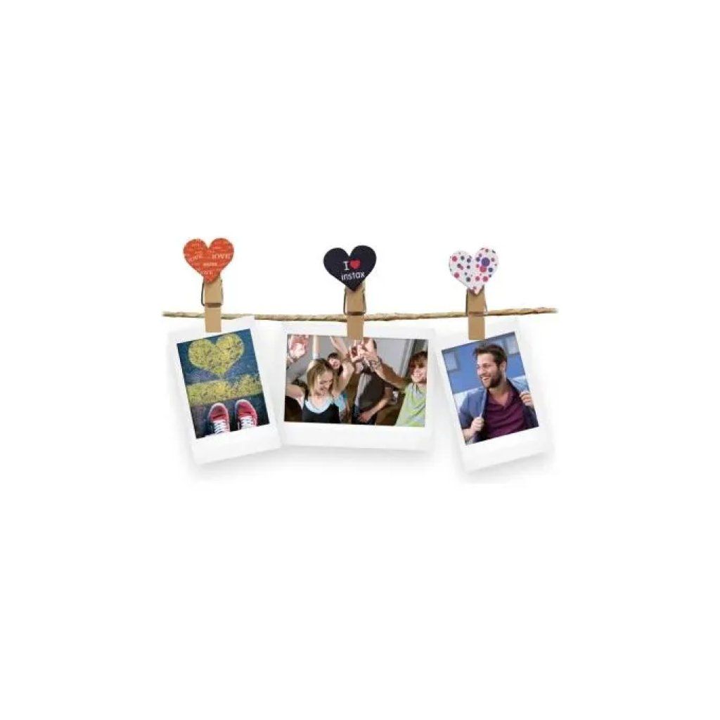Fujifilm Instax Design Clips a Cuore – Set da 10