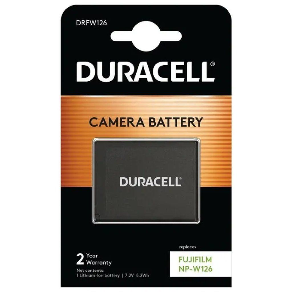 Duracell Batteria Li-Ion 1000 mAh per Fujifilm NP-W126