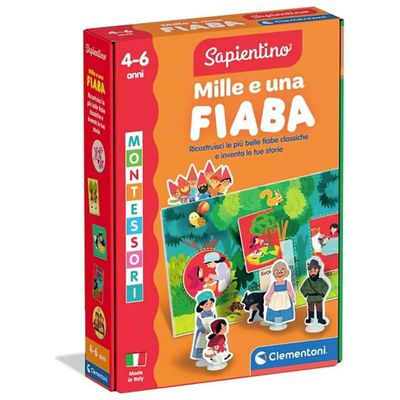 Clementoni Sapientino Montessori Mille e Una Fiaba, gioco educativo 4-6 anni Clementoni Sapientino Montessori Mille e Una Fiaba, gioco educativo 4-6 anni