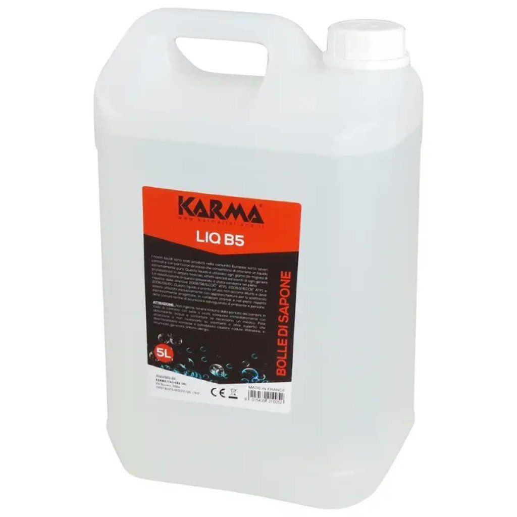 Karma LIQ B5 Liquido per Bolle di Sapone Pronto all’Uso, 5 L Karma LIQ B5 Liquido per Bolle di Sapone Pronto all’Uso, 5 L