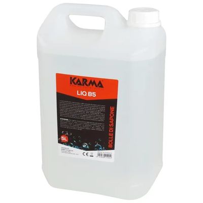 Karma LIQ B5 Liquido per Bolle di Sapone Pronto all’Uso, 5 L