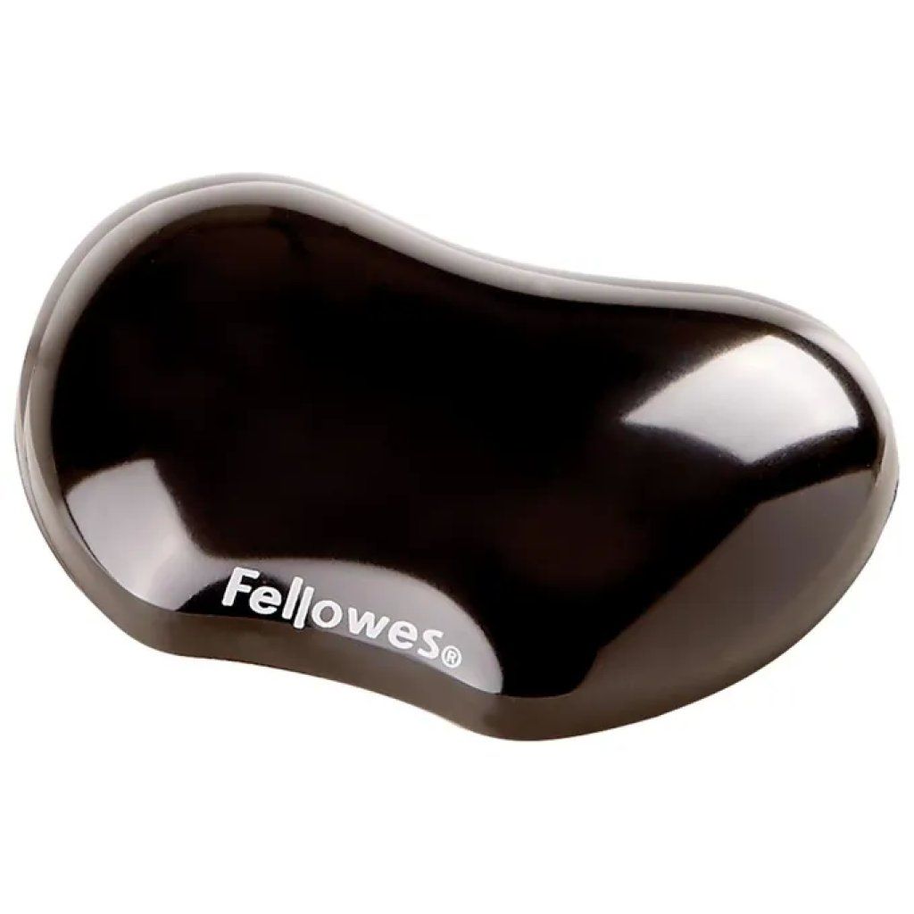 Fellowes Crystals Flex Poggiapolsi per Mouse in Gel Nero