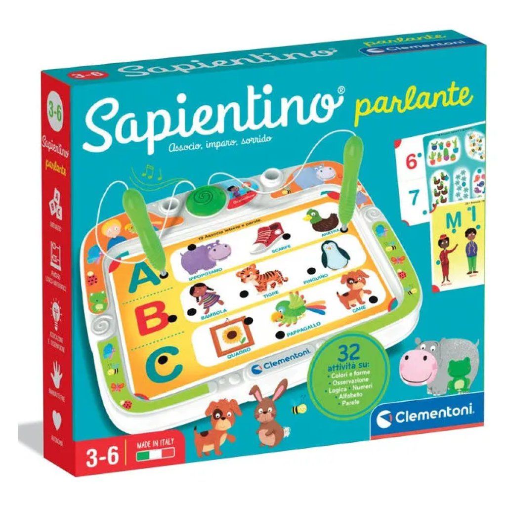 Clementoni Sapientino Parlante – Gioco educativo 3-6 anni