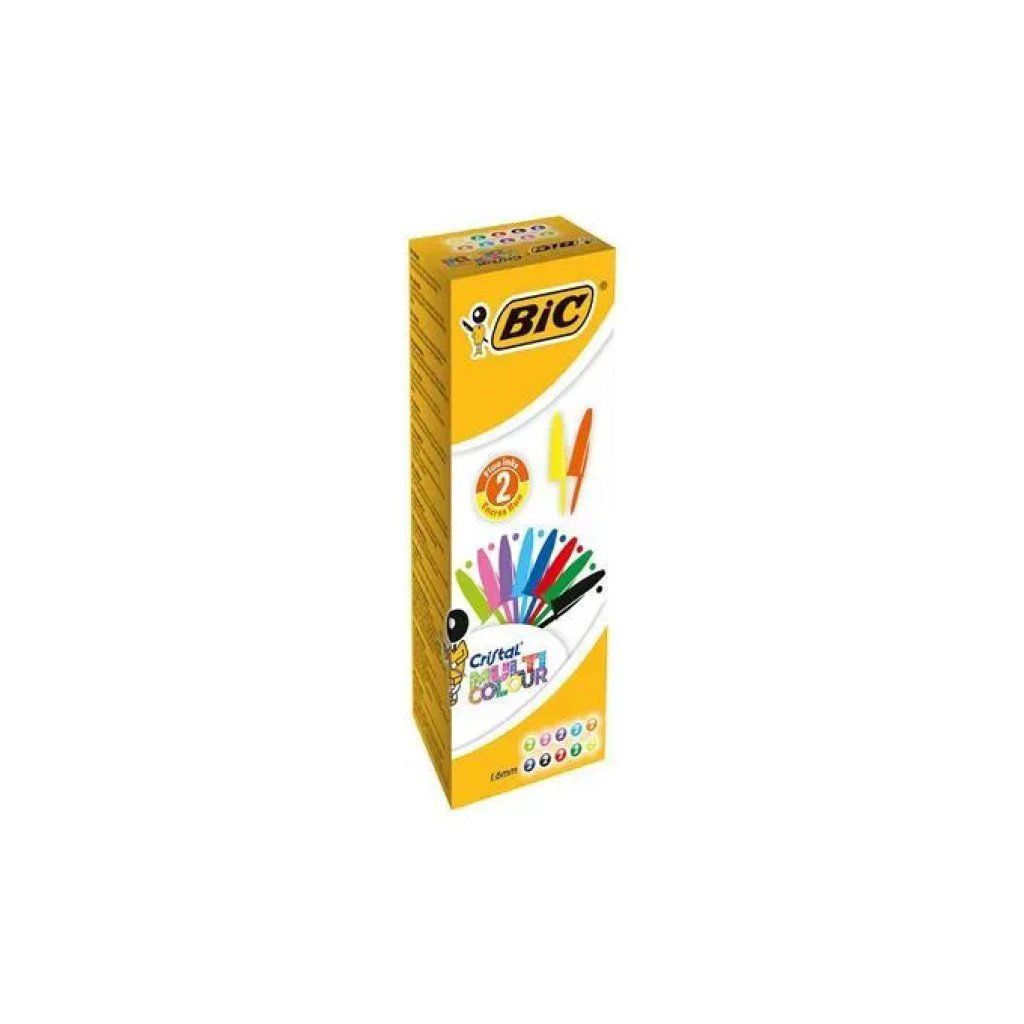 BIC Cristal – confezione da 20 penne a sfera assortite