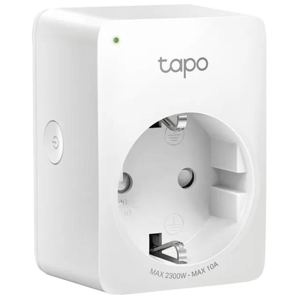 TP-Link Tapo P100 Presa Smart Wi-Fi 10 A, 2300 W, Bianca