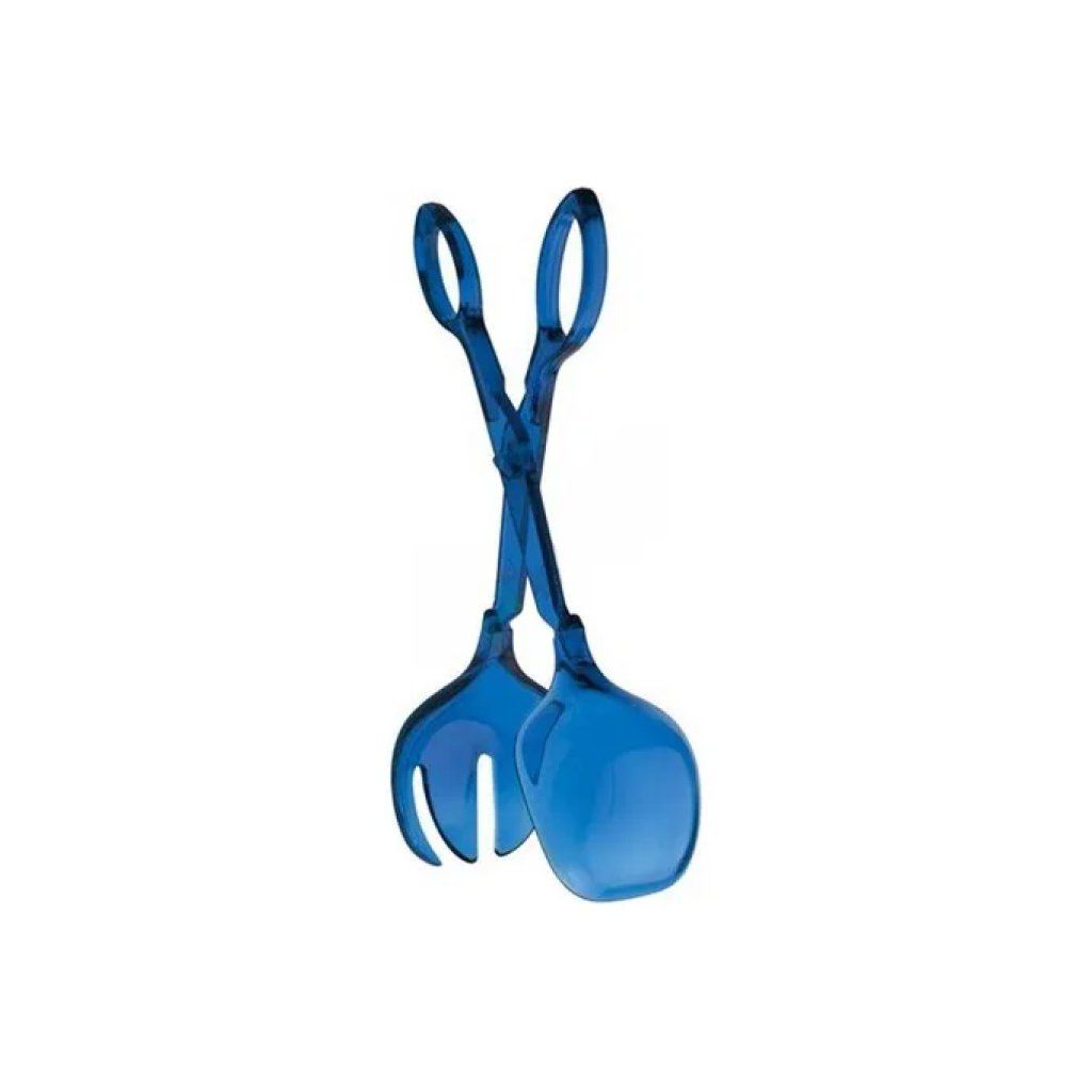 Cosmoplast Forbice per Insalata in Plastica Blu, 25 cm