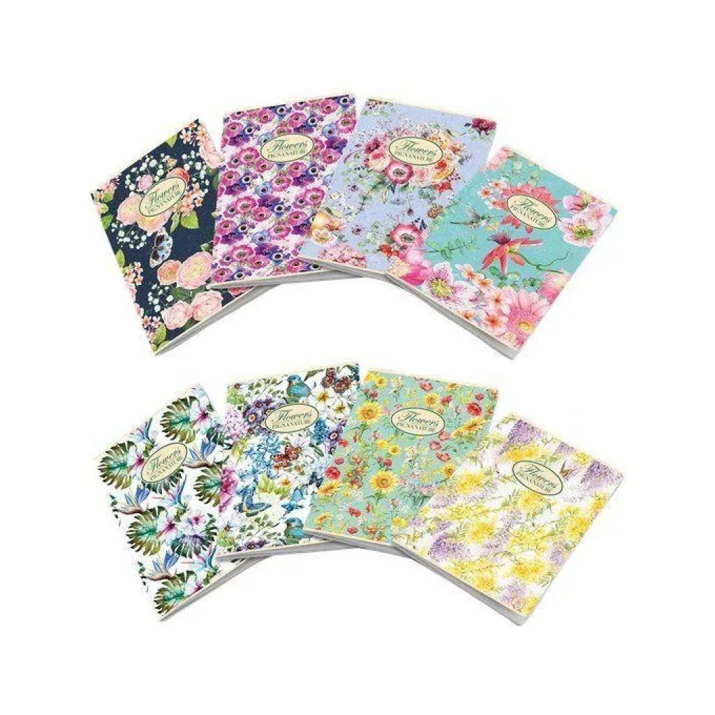 Pigna Nature Flowers – Confezione da 10 quaderni A4 a quadretti 0Q Pigna Nature Flowers – Confezione da 10 quaderni A4 a quadretti 0Q