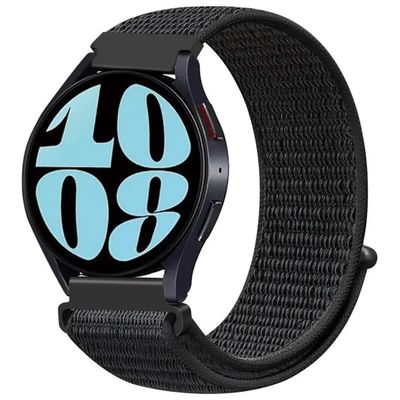 Celly Cinturino Universale per Smartwatch 20 mm con Chiusura in Velcro, Nero