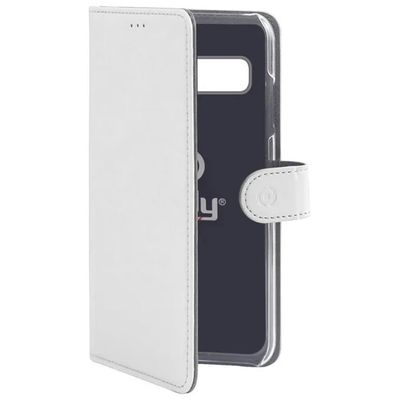 Celly Wally – Custodia a Portafoglio Bianca per Samsung Galaxy S10