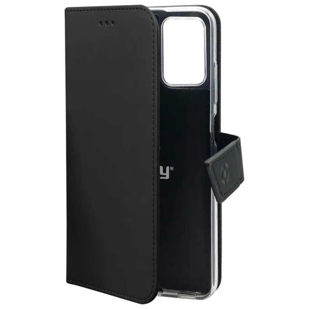 Celly Wally Cover a Portafoglio per Samsung Galaxy A03 - Nera