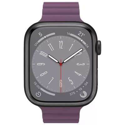 Celly WBand Mag Cinturino Viola per Apple Watch 42/44/45 mm