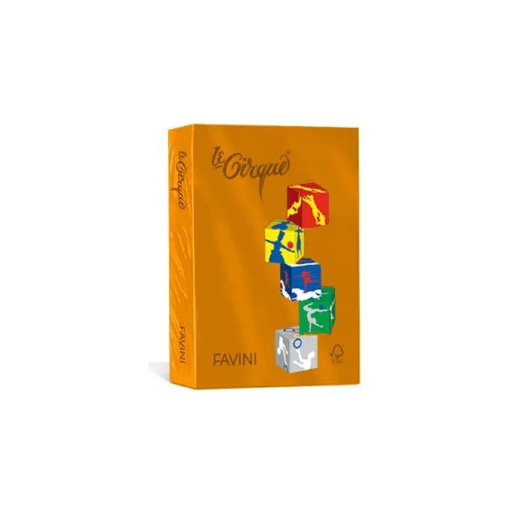 CARTOTECNICA FAVINI Favini Le Cirque carta A4 80 g/m² arancio Trop