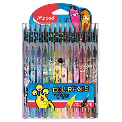 Maped Color’Peps Monster – Set da 27 pezzi Maped Color’Peps Monster – Set da 27 pezzi