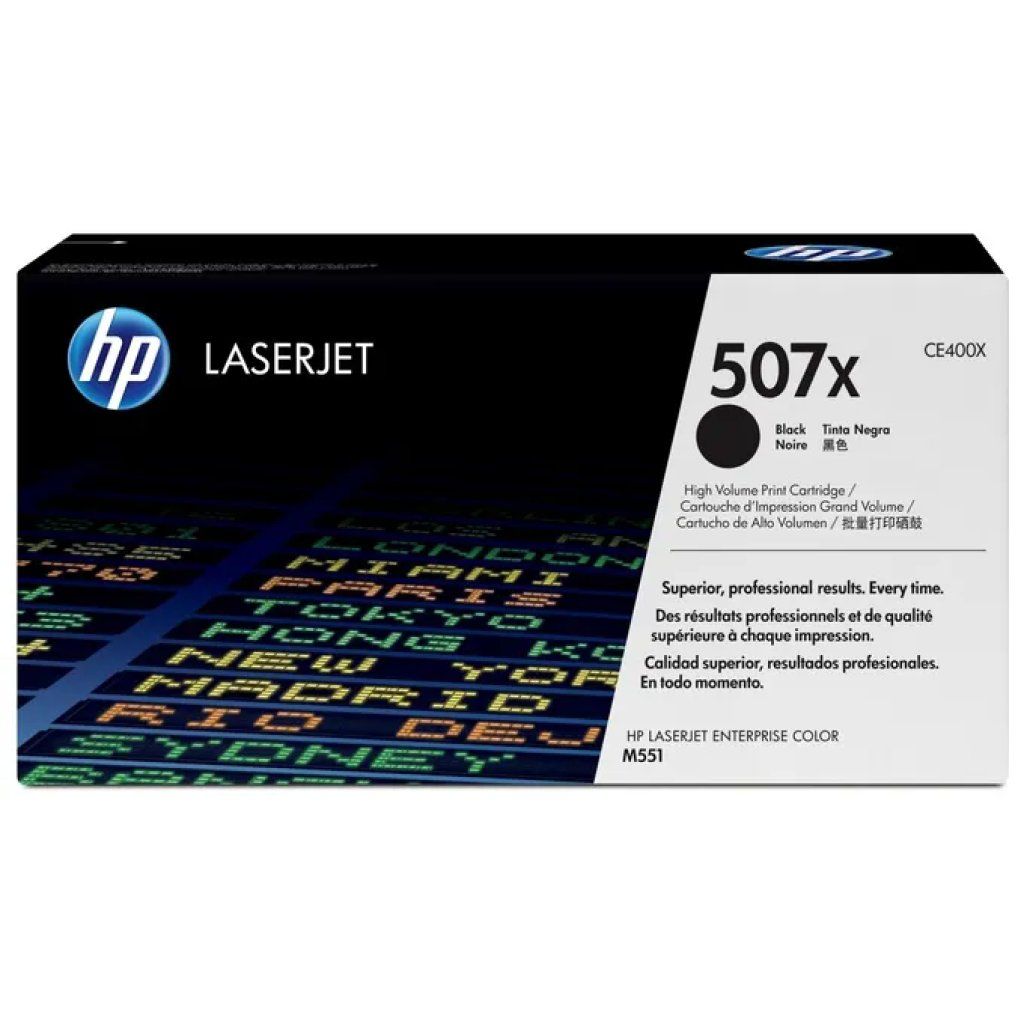 HP Toner originale HP 507X CE400X nero ad alta capacità