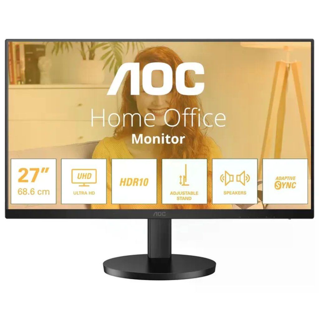 AOC Monitor AOC U27B3AF 27” 4K UHD con HDR10 e Adaptive Sync AOC Monitor AOC U27B3AF 27” 4K UHD con HDR10 e Adaptive Sync