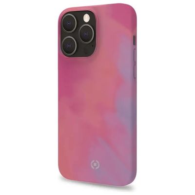 Celly Watercolor Cover rosa per iPhone 13 Pro Max