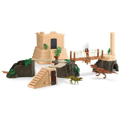 Schleich Dinosaurs Mega Set Conquista del Tempio 42656, 169 pezzi