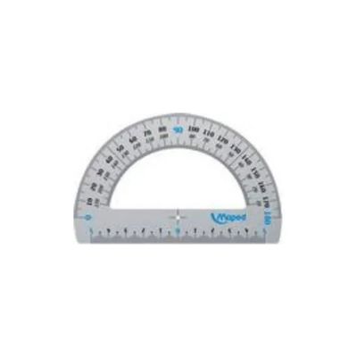 Maped 129200 Goniometro Semicircolare in Alluminio 180° – 12 cm