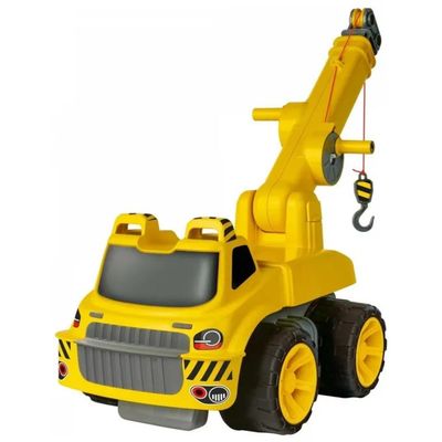BIG Power Worker Maxi Crane – Camion giocattolo con gru gialla