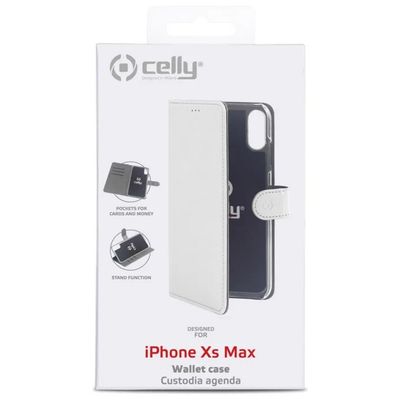 Celly Wally Case portafoglio bianca per iPhone XS Max Celly Wally Case portafoglio bianca per iPhone XS Max