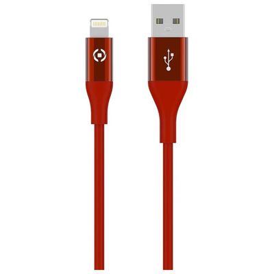 Celly Cavo USB-Lightning Color 3 m Rosso Celly Cavo USB-Lightning Color 3 m Rosso