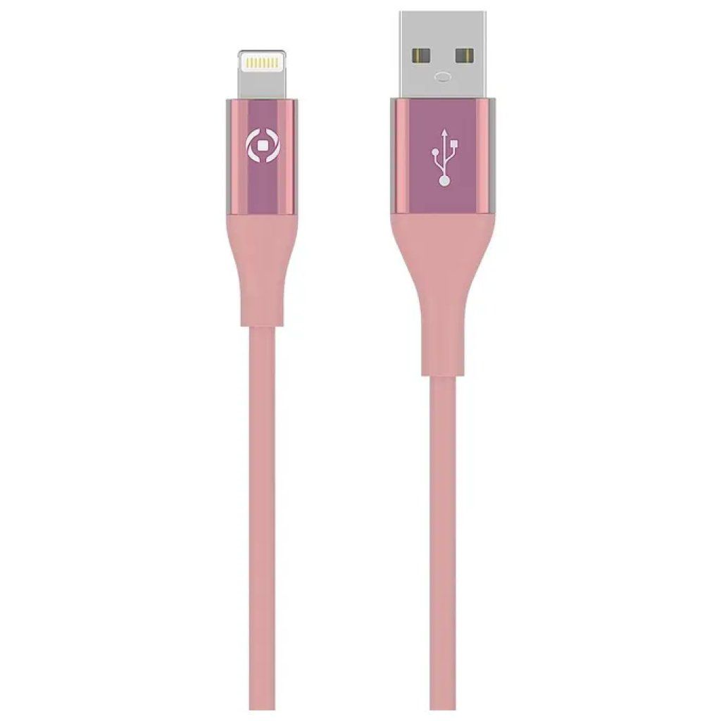 Celly Cavo USB-A a Lightning Rosa, 3 m Celly Cavo USB-A a Lightning Rosa, 3 m