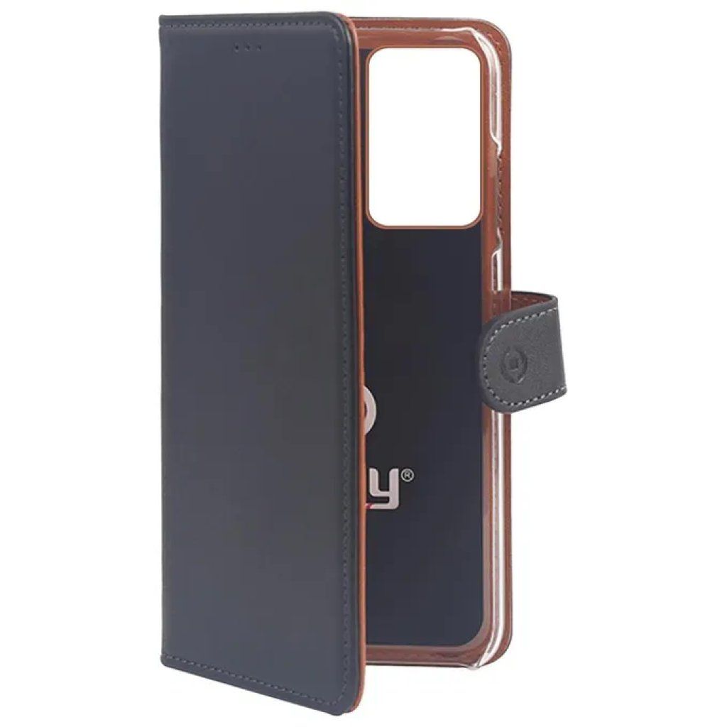 Celly Wally Custodia a Libro Nera per Samsung Galaxy S20+
