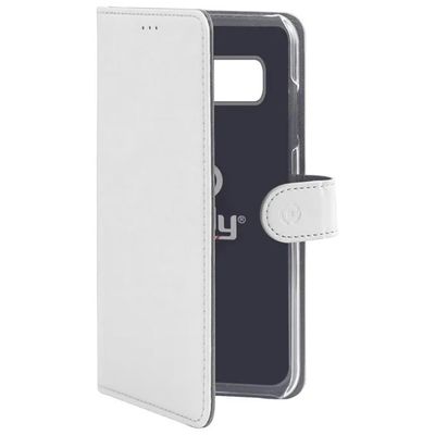 Celly Wally892WH Custodia a Libro Bianca per Samsung Galaxy S10e